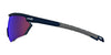 RE Ranger Phantom Sport Shooting Sunglasses | Size 146 / Matte Black & Blue Ice / Size Bayonet 120mm