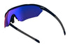 RE Ranger Phantom Sport Shooting Sunglasses | Size 146 / Matte Black & Blue Ice / Size Bayonet 120mm