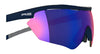 RE Ranger Phantom Sport Shooting Sunglasses | Size 146 / Matte Black & Blue Ice / Size Bayonet 120mm