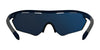 RE Ranger Phantom Sport Shooting Sunglasses | Size 146 / Matte Black & Blue Ice / Size Bayonet 120mm