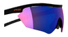 RE Ranger Phantom Sport Shooting Sunglasses | Size 146 / Matte Black & Blue Ice / Size Bayonet 120mm