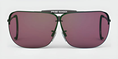 RE Ranger RIACT A.I. Classic Shooting Sunglasses Matte Black Classic & RIACT A.I. Bright Light, Mid-Light, & Low Lightes / Cable