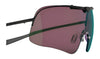 Close-up of RE Ranger RIACT A.I. Falcon Pro Shooting Sunglasses featuring purple-tinted, rimless lenses and thin black arms—ideal for bright light and enhanced by RIACT A.I. technology.