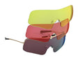 RE Ranger RIACT A.I. Falcon Pro Shooting Sunglasses Desert Sand Falcon Pro & RIACT A.I. Bright Light, Mid-Light, & Low Lightes / Bayonet