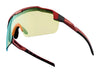 RE Ranger SuperShot Shooting Glasses / Crimson Supershot & HD Medium Gold, Dark Purple Frost & Max Light Flash Lenses