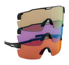 RE Ranger SuperShot Shooting Glasses / Black SuperShot & HD Medium Gold, Dark Purple Frost, & Max Light Flashes