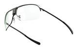 The RE Ranger XLW Shooting Glasses, by RE Ranger, boast a frameless design with black arms and a minimalist modern look. Equipped with an adjustable nose bridge for comfort, these glasses are ideal for any occasion.