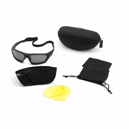 Revision ShadowStrike Ballistic Sunglasses Deluxe Yellow Kit