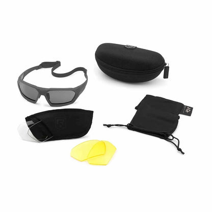 Revision ShadowStrike Ballistic Sunglasses Deluxe Yellow Kit