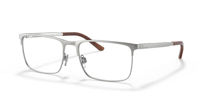 Ralph Lauren RL5110 Eyeglasses Matte Silver On Shiny Silver