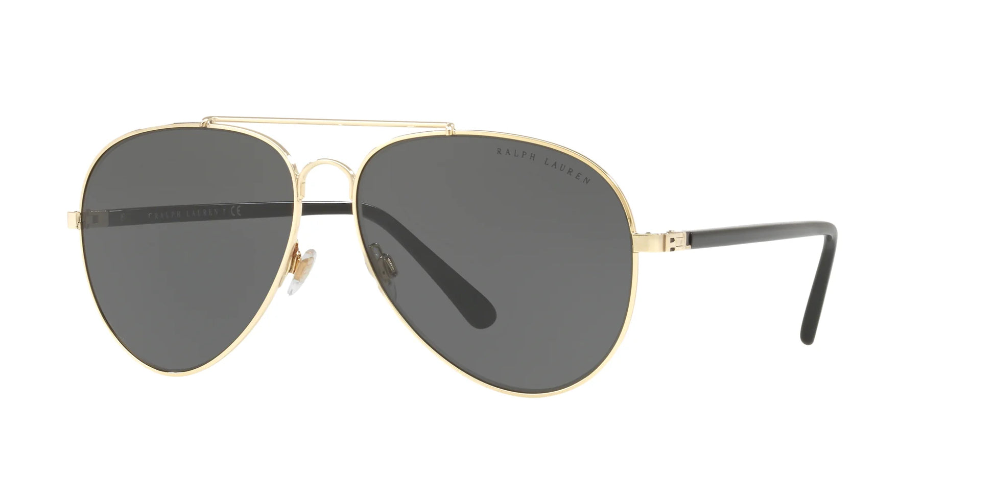 Ralph Lauren RL7058 Sunglasses Shiny Pale Gold / Grey