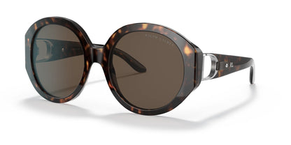 Ralph Lauren RL8188Q Sunglasses Shiny Dark Havana / Brown