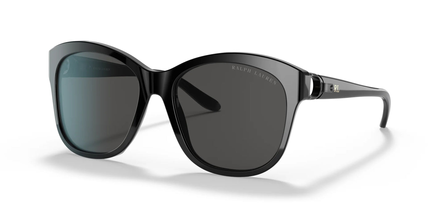 Ralph Lauren RL8190Q Sunglasses Shiny Black / Dark Grey