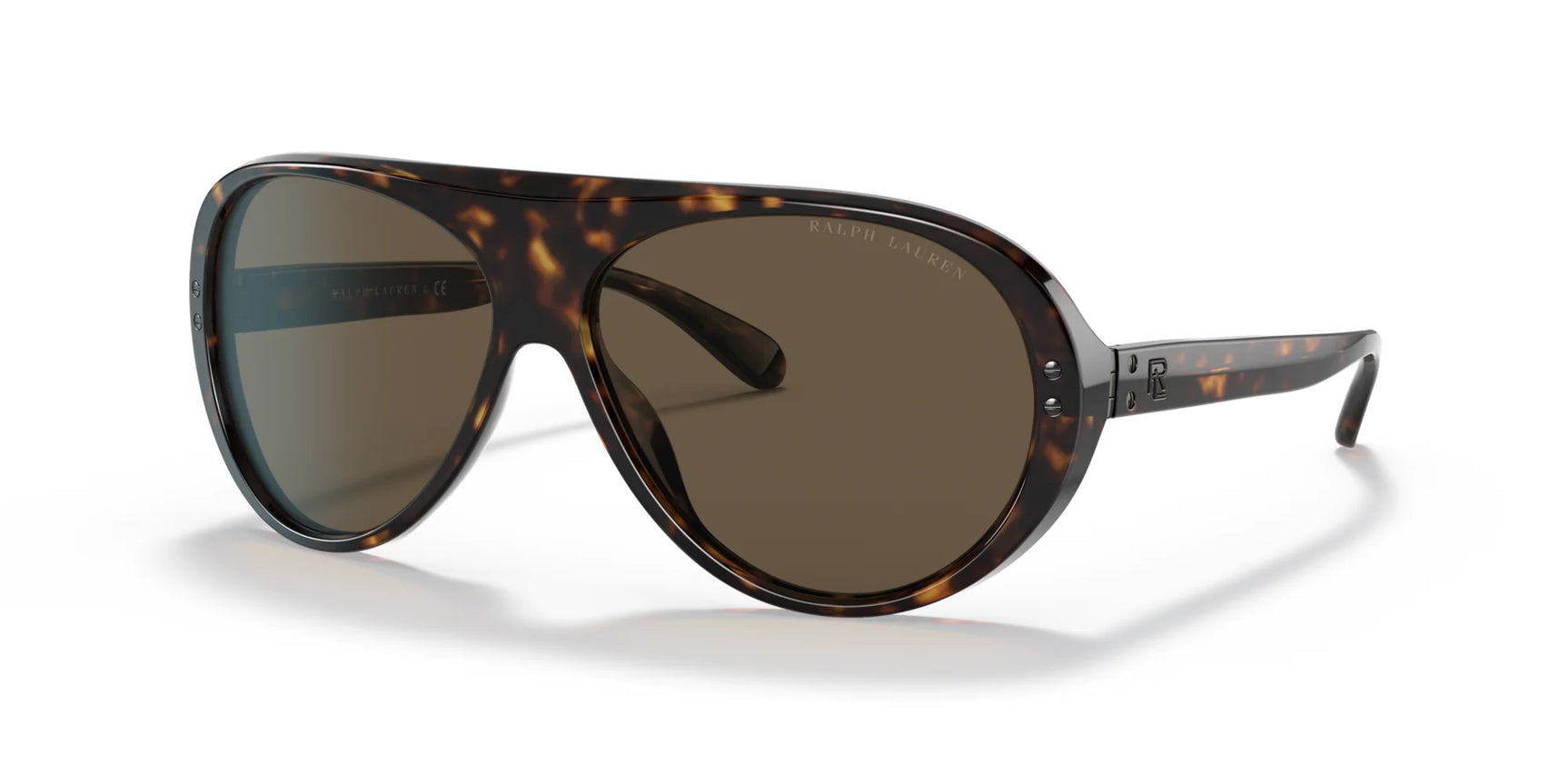 Ralph Lauren RL8194 Sunglasses Shiny Dark Havana / Brown