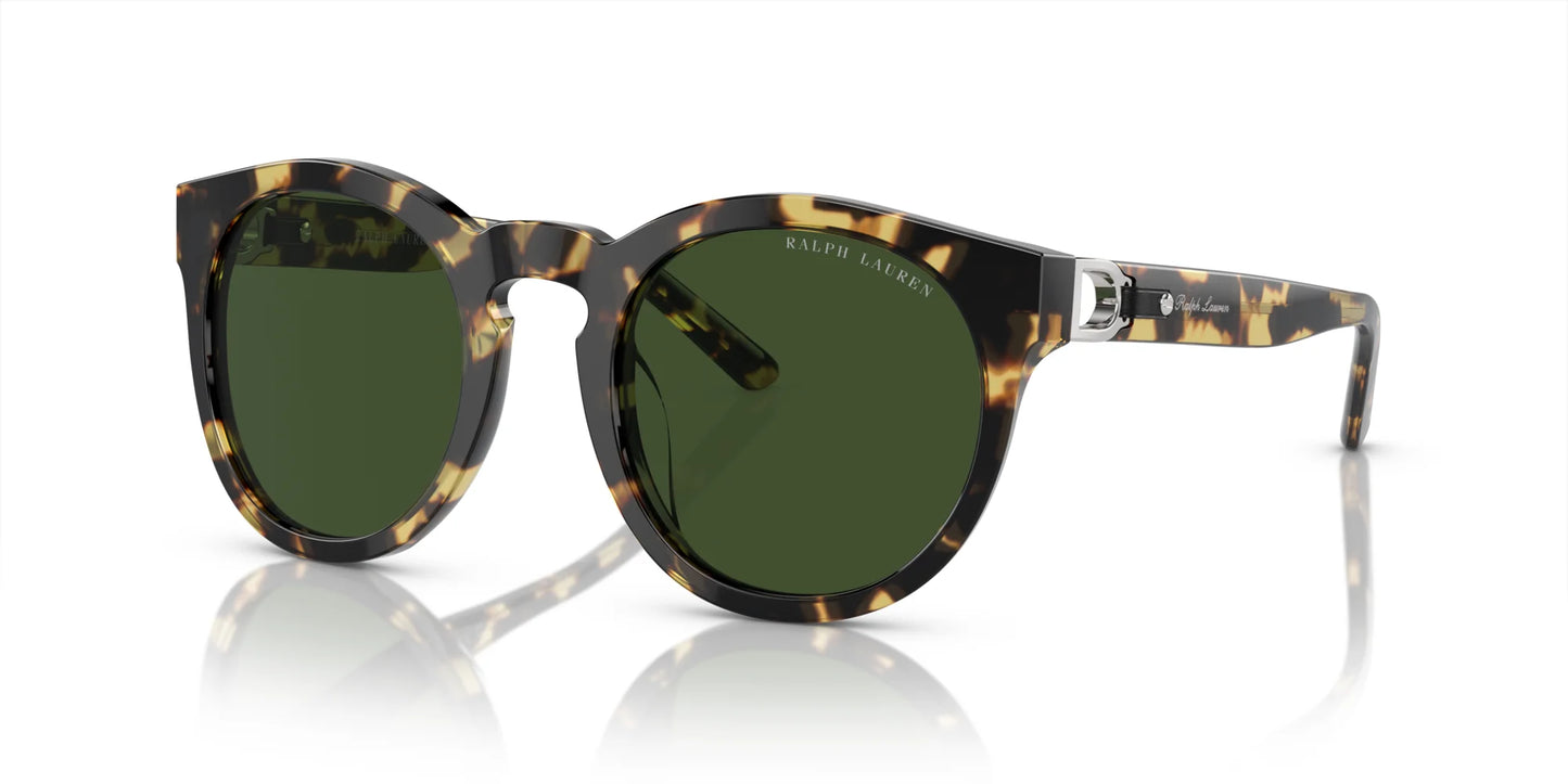 Ralph Lauren RL8204QU Sunglasses Spotty Havana / Green