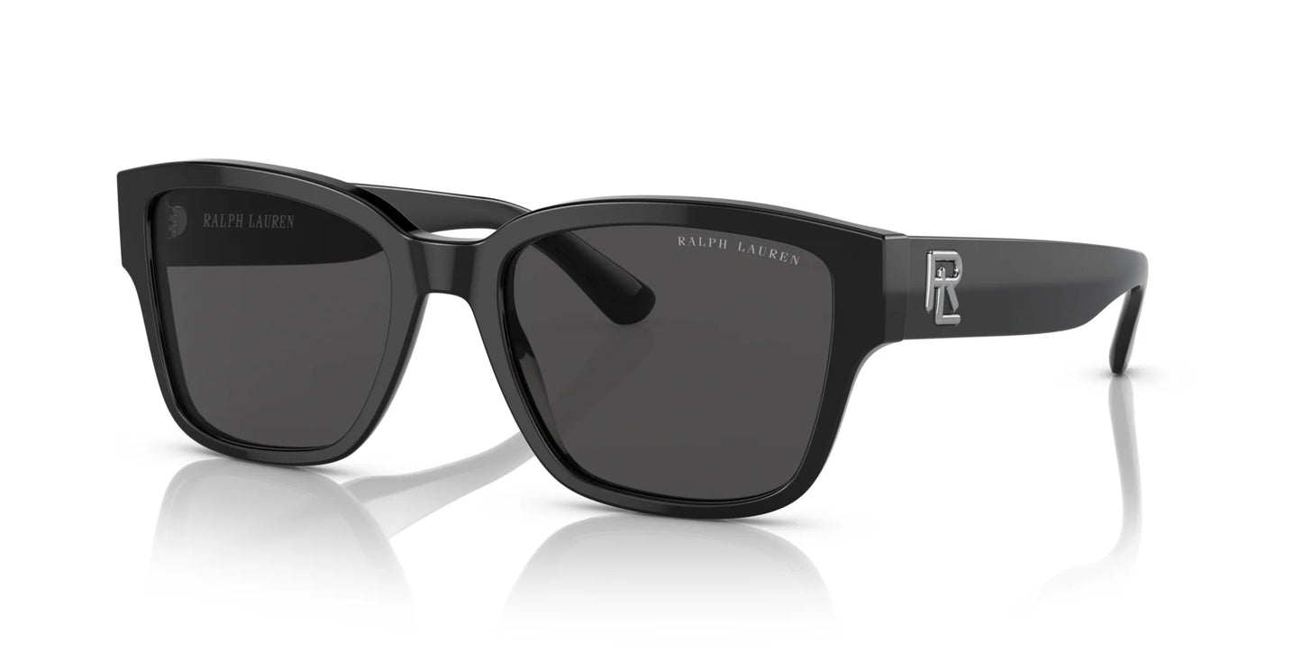 Ralph Lauren THE RL 50 RL8205 Sunglasses Shiny Black / Dark Grey