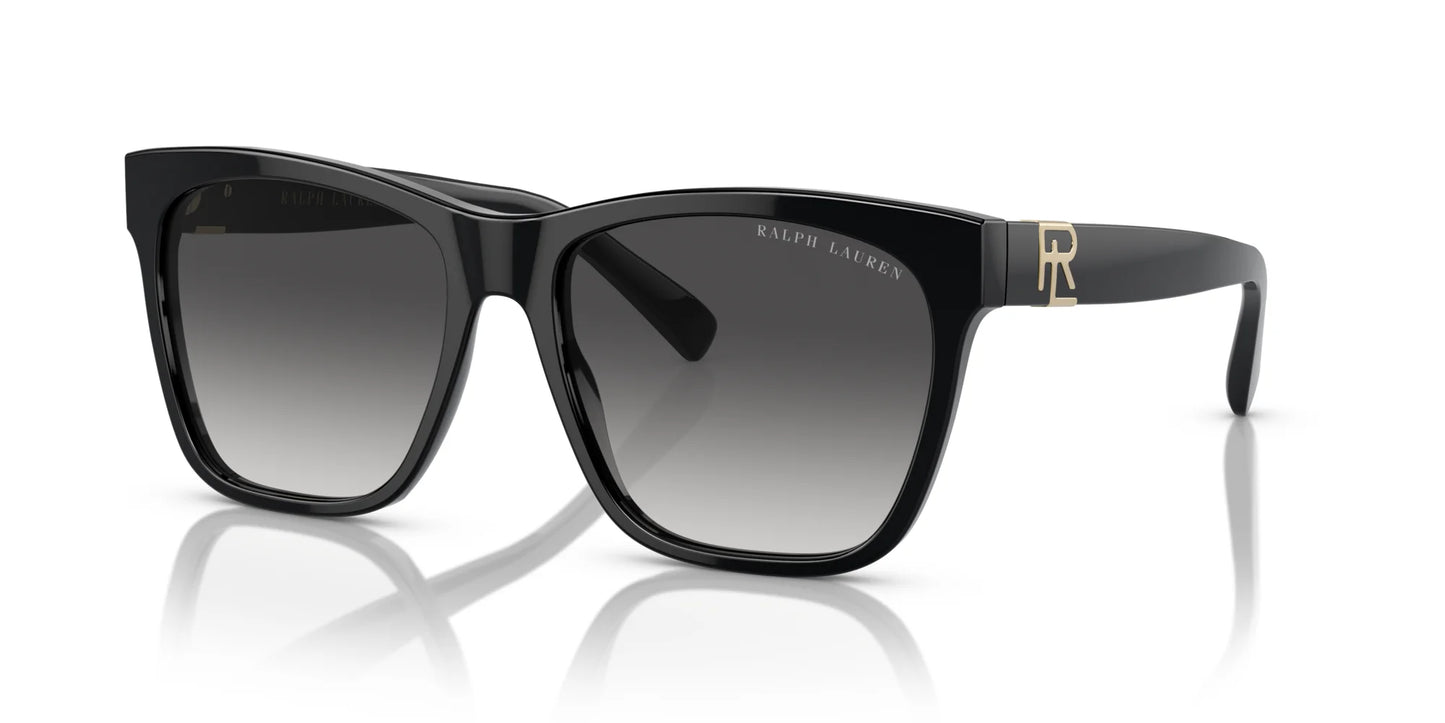 Ralph Lauren THE RICKY II RL8212 Sunglasses Black / Gradient Grey