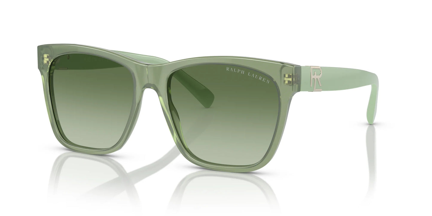 Ralph Lauren THE RICKY II RL8212 Sunglasses Opal Green / Gradient Green