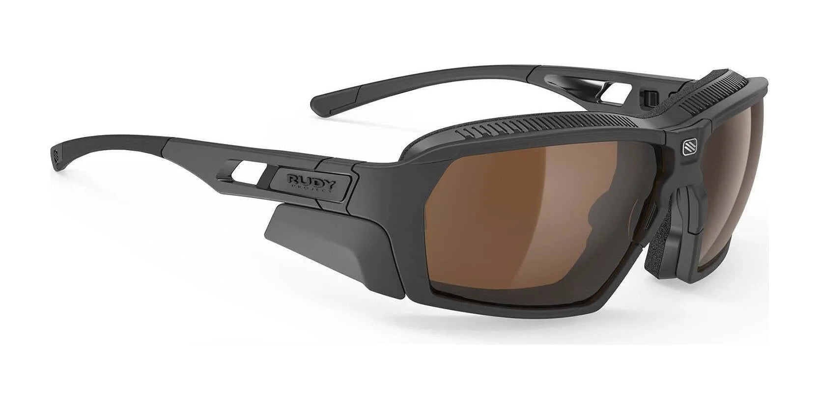 Rudy Project Agent Q Performance Kit Sunglasses Hi-Altitude, Multilaser Gold and Transparent / Matte Black