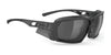 Rudy Project Agent Q Safety Glasses | Size 68 / Stealth Matte / Smoke Black VLT 11.0%
