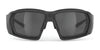 Rudy Project Agent Q Safety Glasses | Size 68 / Stealth Matte / Smoke Black VLT 11.0%