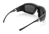 Rudy Project Agent Q Safety Glasses | Size 68 / Stealth Matte / Smoke Black VLT 11.0%