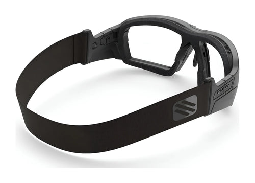 Rudy Project Agent Q Safety Glasses / Size 68 / Stealth Matte / Smoke Black VLT 11.0%