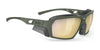 Rudy Project Agent Q Sunglasses | Size 68 / Olive Matte / Multilaser Gold VLT 14.2%