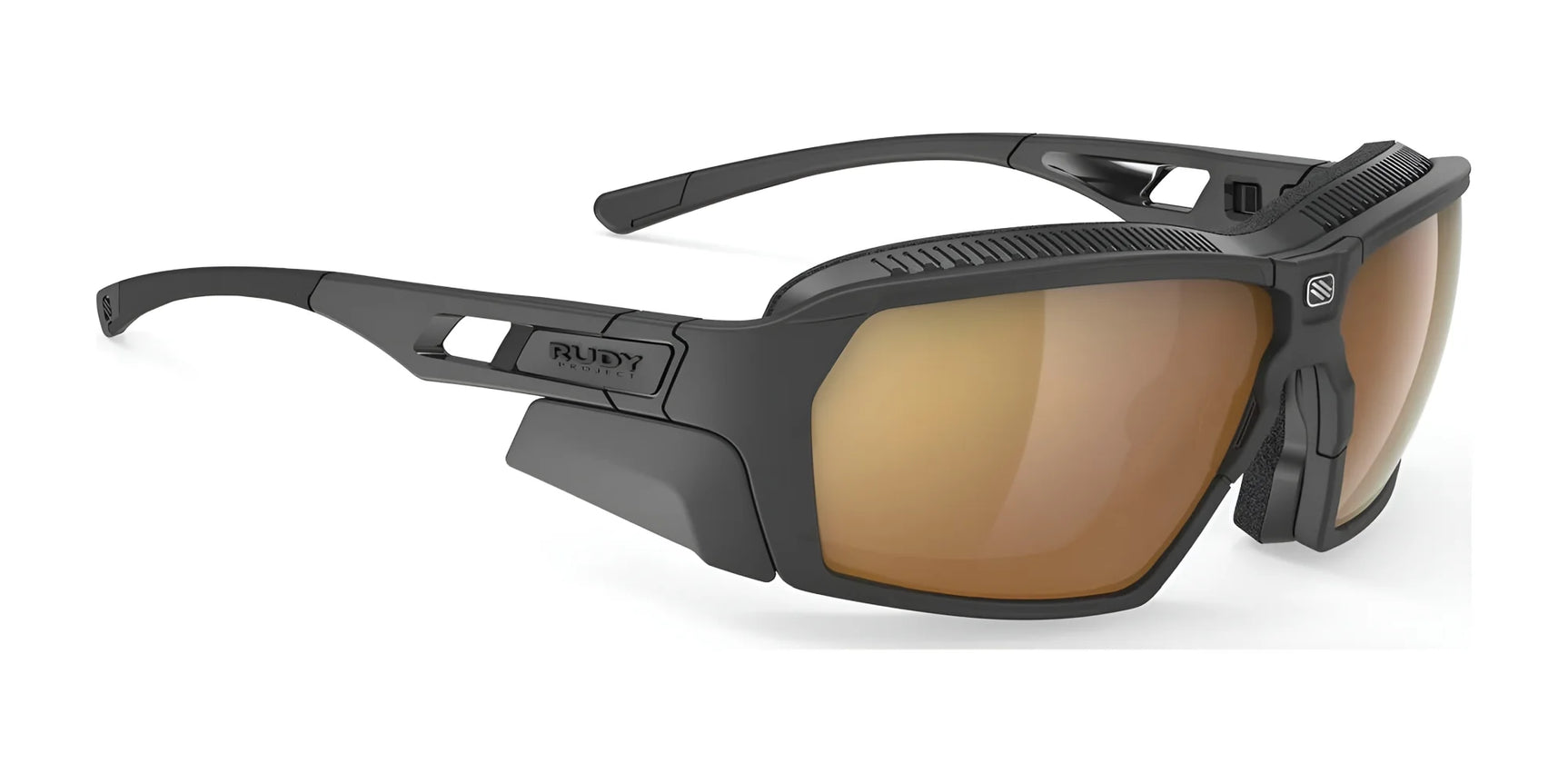 Rudy Project Agent Q Sunglasses Polar 3FX Brown Laser / Black Matte