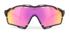 Rudy Project Cutline Sunglasses / Crystal Gloss w/ Grey Bumpers / Multilaser Deep Blue VLT 17.0% / Size 139
