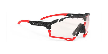 Rudy Project Cutline Sunglasses ImpactX Photochromic 2 Red / Carbonium w/ Red Bumpers