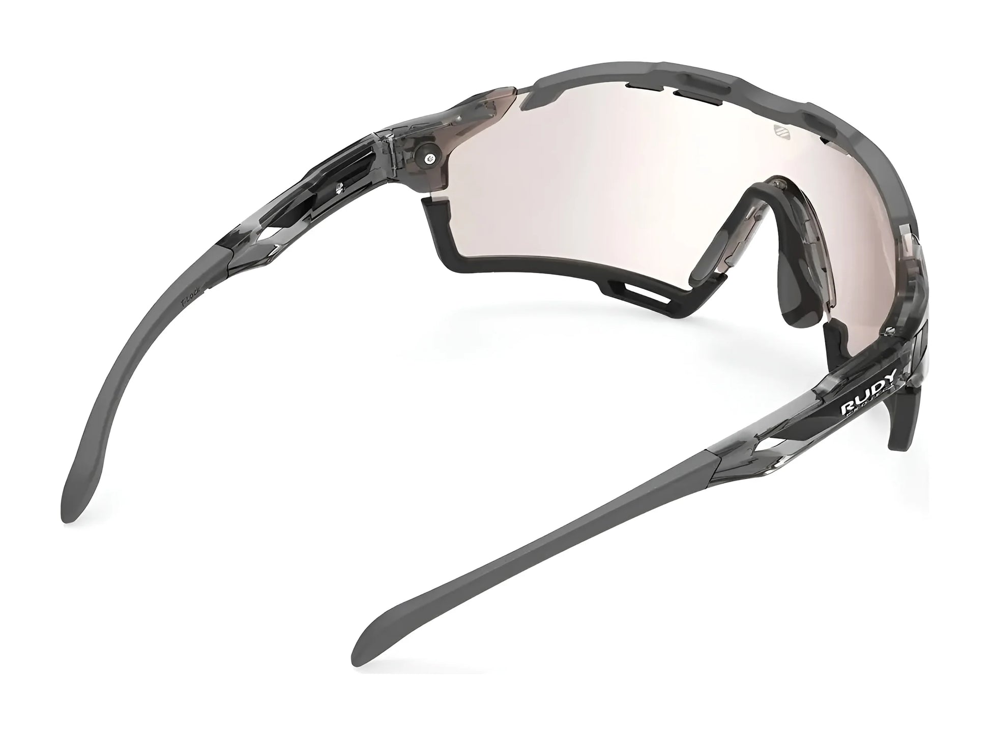 Rudy Project Cutline Sunglasses ImpactX Photochromic 2 Laser Brown / Crystal Ash w/ Grey & Black Bumpers