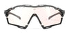 Rudy Project Cutline Sunglasses / Crystal Gloss w/ Grey Bumpers / Multilaser Deep Blue VLT 17.0% / Size 139