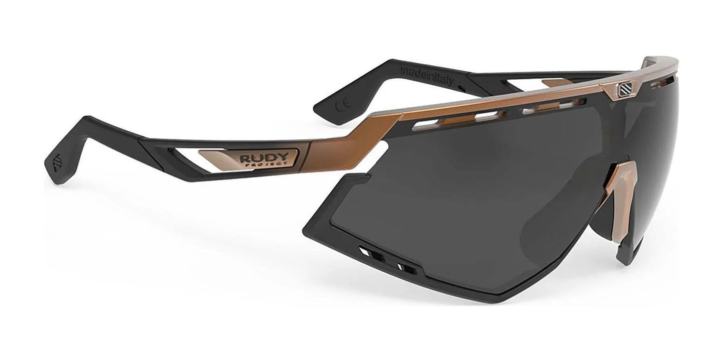 Rudy Project Defender Sunglasses Smoke Black / Bronze Matte w/ Fade Black Bumpers