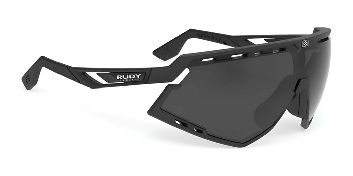 Rudy Project Defender Sunglasses | Size 141 / Emerald White Matte w/ Red Fluo Bumpers / Multilaser Red VLT 15.0%
