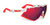 Rudy Project Defender Sunglasses | Size 141 / White Gloss w/ Red Bumpers