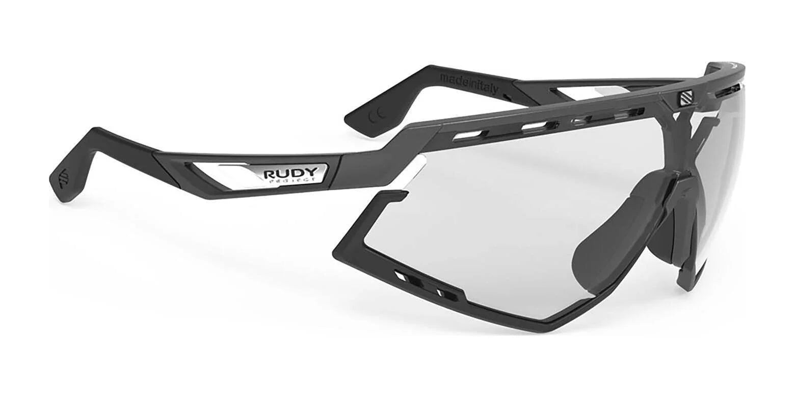 Rudy Project Defender Sunglasses ImpactX Photochromic 2 Black / Graphene  w/ Black Bumpers