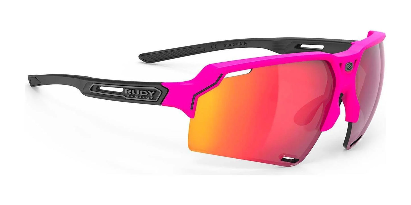 Rudy Project Deltabeat Sunglasses Multilaser Red / Pink Fluo And Black Matte