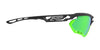 Rudy Project Fotonyk Sunglasses | Size 66 / Black Matte w/ Lime Bumpers / Polar 3FX HDR Multilaser Green VLT 16.0%