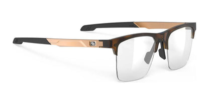 Rudy Project Inkas Eyeglasses Half-Rim / Shape A Demi Turtle Gloss