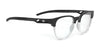 Rudy Project Iridis 65 Eyeglasses | Size 55 / Crystal Ash Black Gloss
