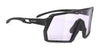 Rudy Project Kelion Sunglasses | Size 144 / Black Gloss / ImpactX Photochromic 2 Laser Purple VLT 8.0-48.0%