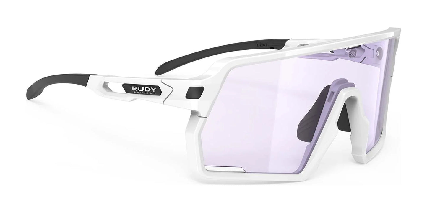 Rudy Project Kelion Sunglasses ImpactX Photochromic 2 Laser Purple / White Gloss