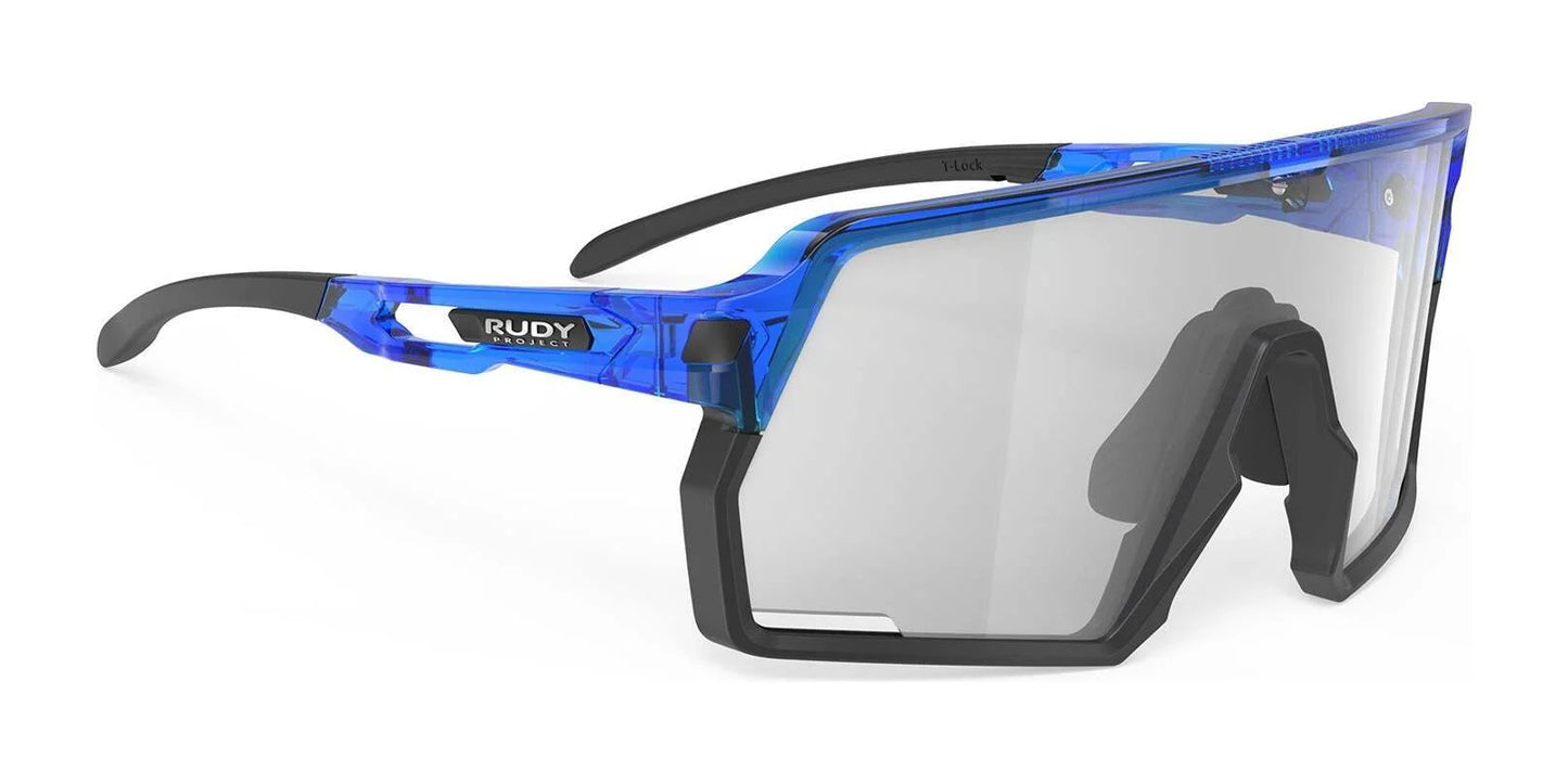 Rudy Project Kelion Sunglasses ImpactX Photochromic 2 Laser Black / Crystal Blue