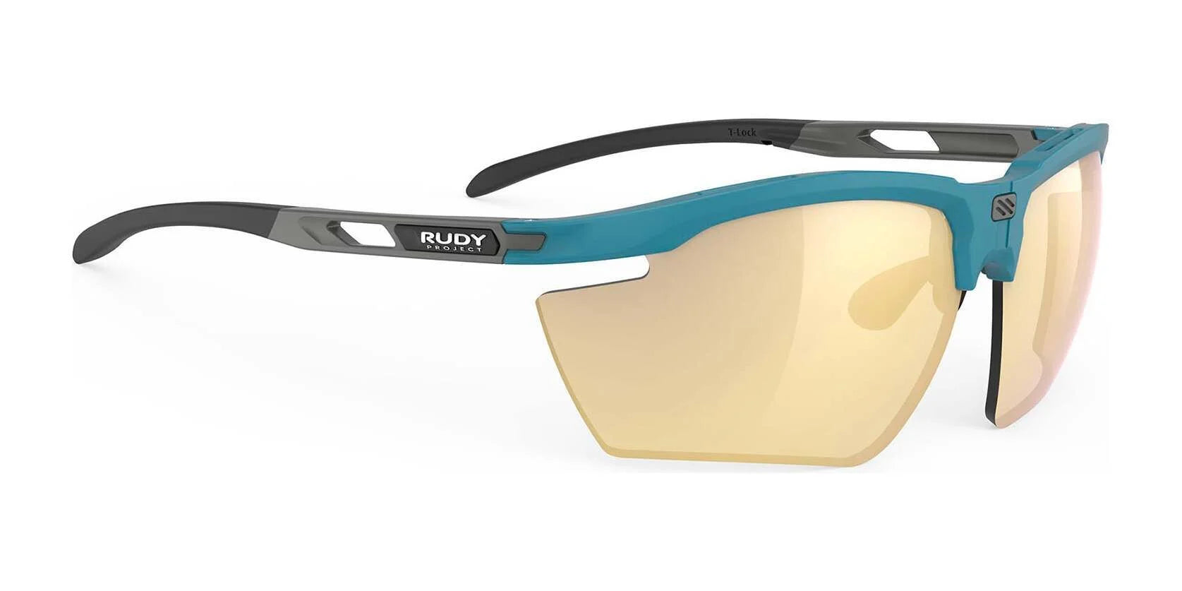 Rudy Project Magnus Sunglasses Multilaser Gold / Light Teal Matte