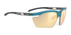Rudy Project Magnus Sunglasses | Size 75 / Light Teal Matte / Multilaser Gold VLT 14.0%