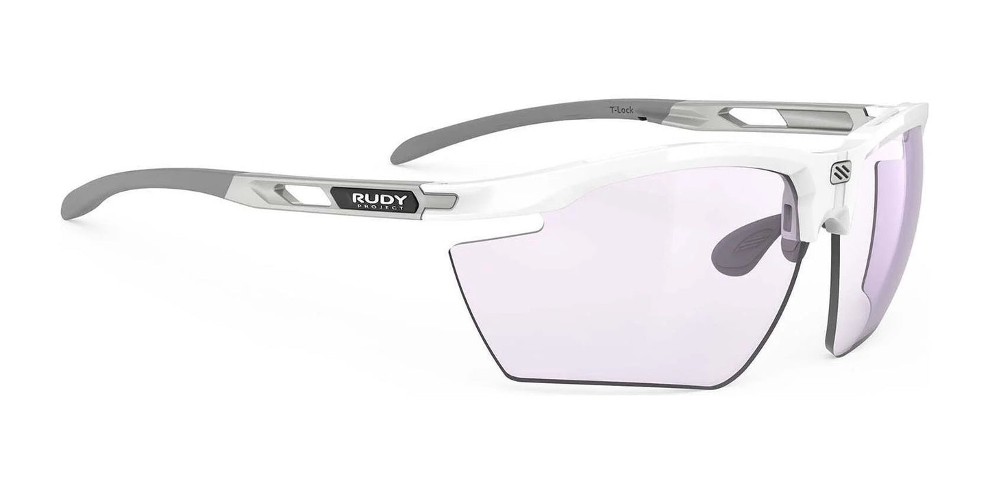 Rudy Project Magnus Sunglasses ImpactX Photochromic 2 Laser Purple / White Gloss
