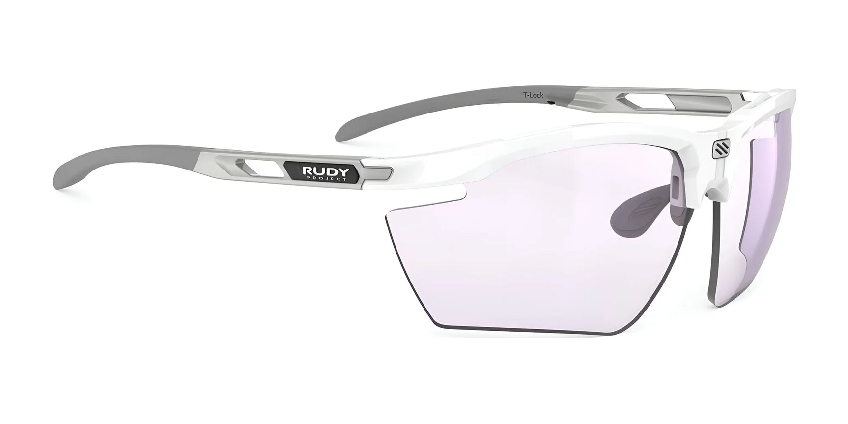 Rudy Project Magnus Sunglasses ImpactX Photochromic 2 Laser Purple / White Gloss