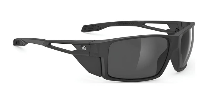 Rudy Project Nyad Safety Glasses | Size 64 / Stealth Black Matte / Z87.1+ ImpactX Photochromic 2 Black Stealth VLT 9.0-74.0%