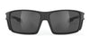 Rudy Project Nyad Safety Glasses | Size 64 / Stealth Black Matte / Z87.1+ Smoke Black VLT 11.0%